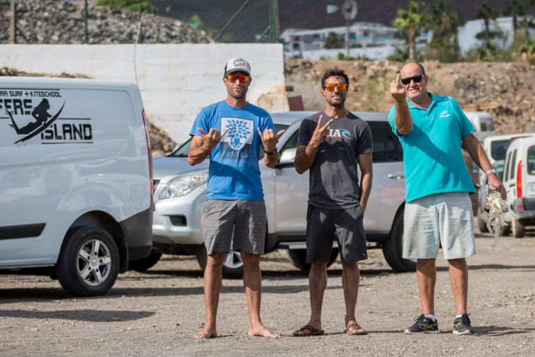 tres Amigos, Olli, Jens und Felix, Fuerteventura